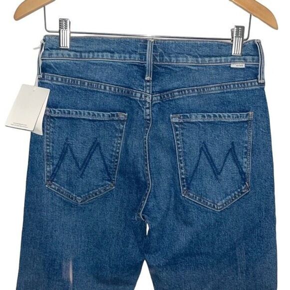 MOTHER Denim Stinger Flood Crate Digger Mid Rise Skinny Jeans Size 29 MWT - Picture 7 of 15